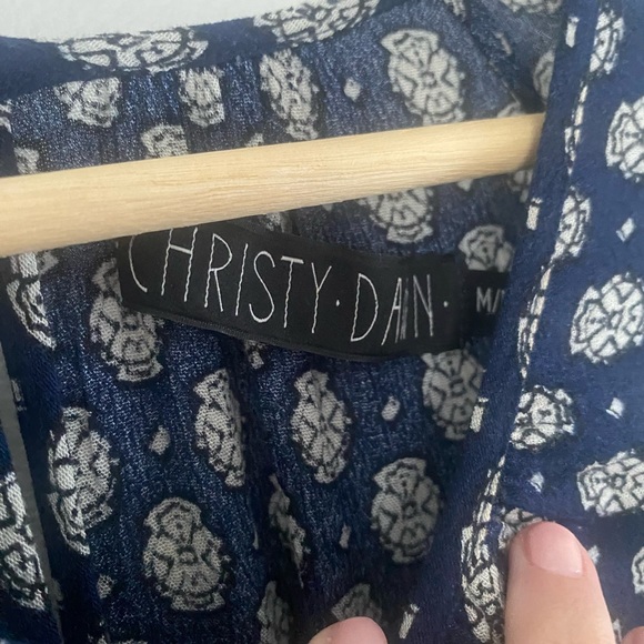 Navy Hudson dress Christy dawn - Picture 3 of 7